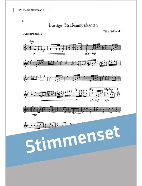 Lustige Straßenmusikanten